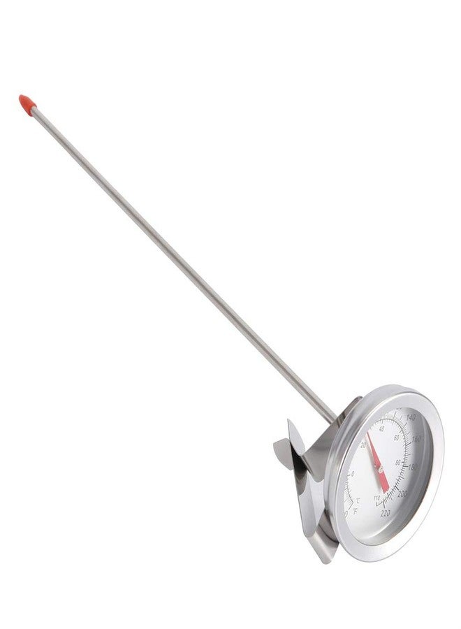 Jerliflyer Thermometer, 12.5inch Long Beer Making Clip on Large Dial Easy to Read 220℉ Thermometer for Fried Food, Hot Chocolate, Bar - Image 1